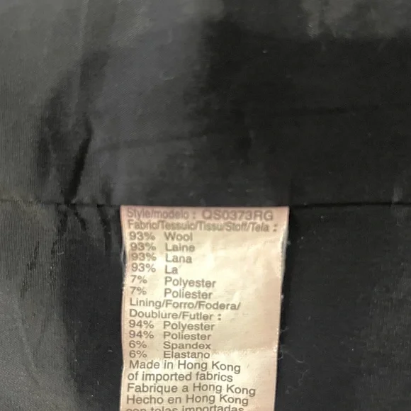 Calvin Klein Classic midi Black Coat sz 6 , excellent condition - Picture 4 of 5